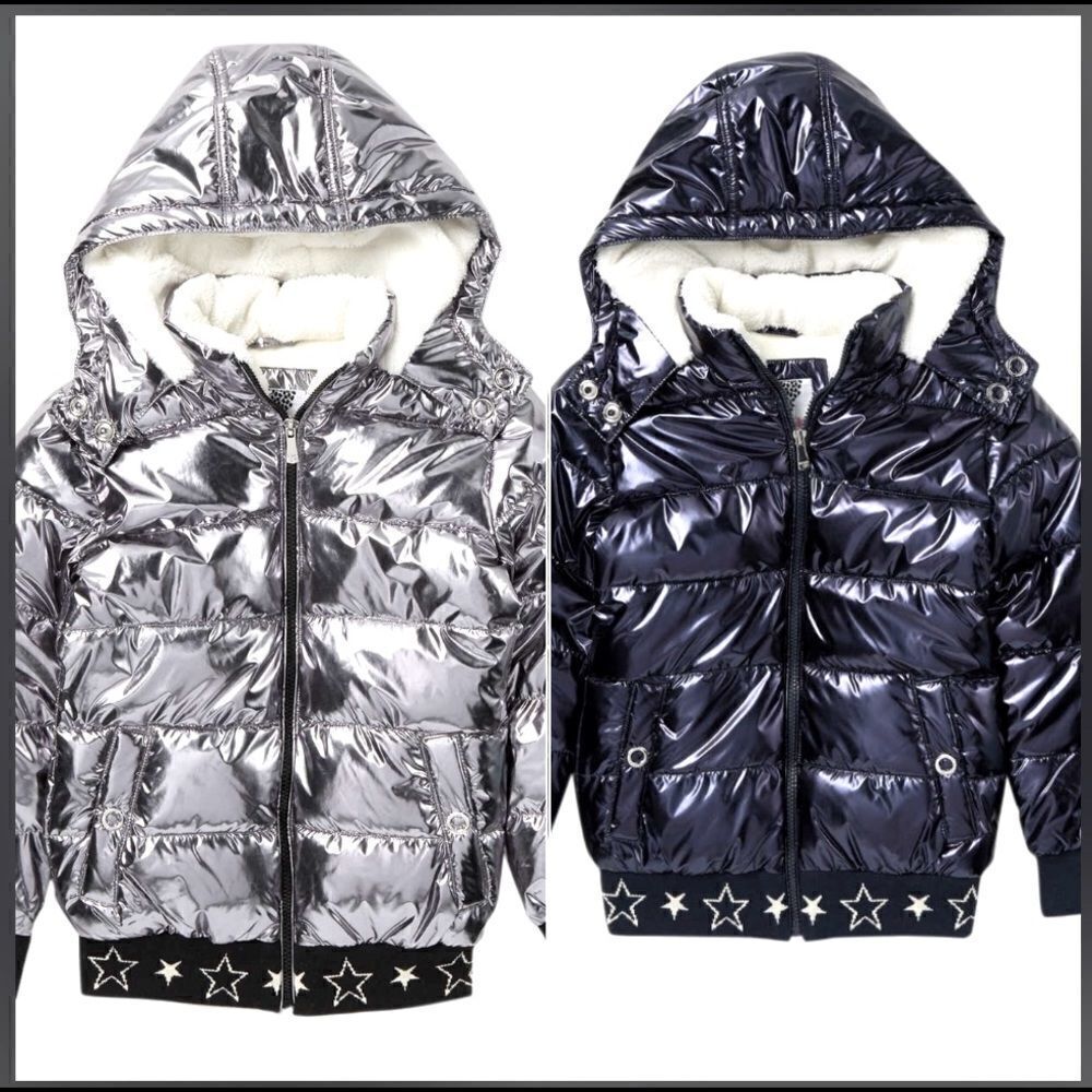 🎉Last deal 🎉Metallic Fleece lined puffer jacket